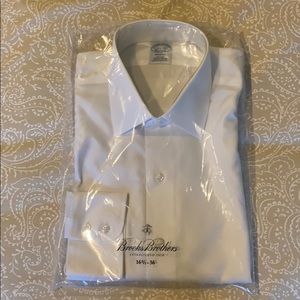 Brooks Brothers White Non-Iron Dress Shirt